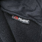 THE NORTH FACE デナリ ナイロン切替 フリースベスト S ブラック POLARTEC ポーラテック ドローコード