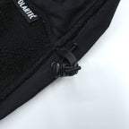 THE NORTH FACE デナリ ナイロン切替 フリースベスト S ブラック POLARTEC ポーラテック ドローコード