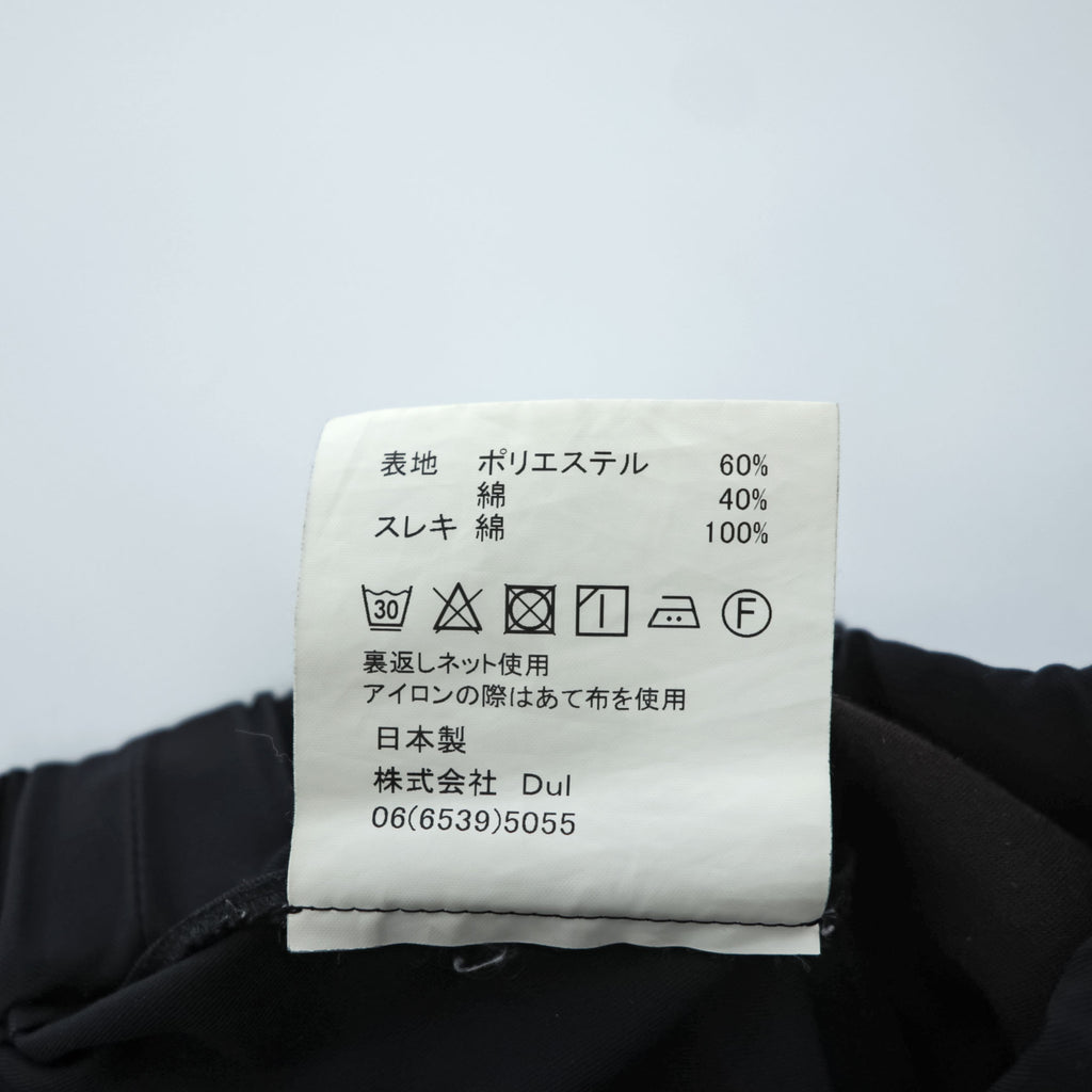 Dulcamara Japan Made Wide Pants FREE Black Unisex D122-P203