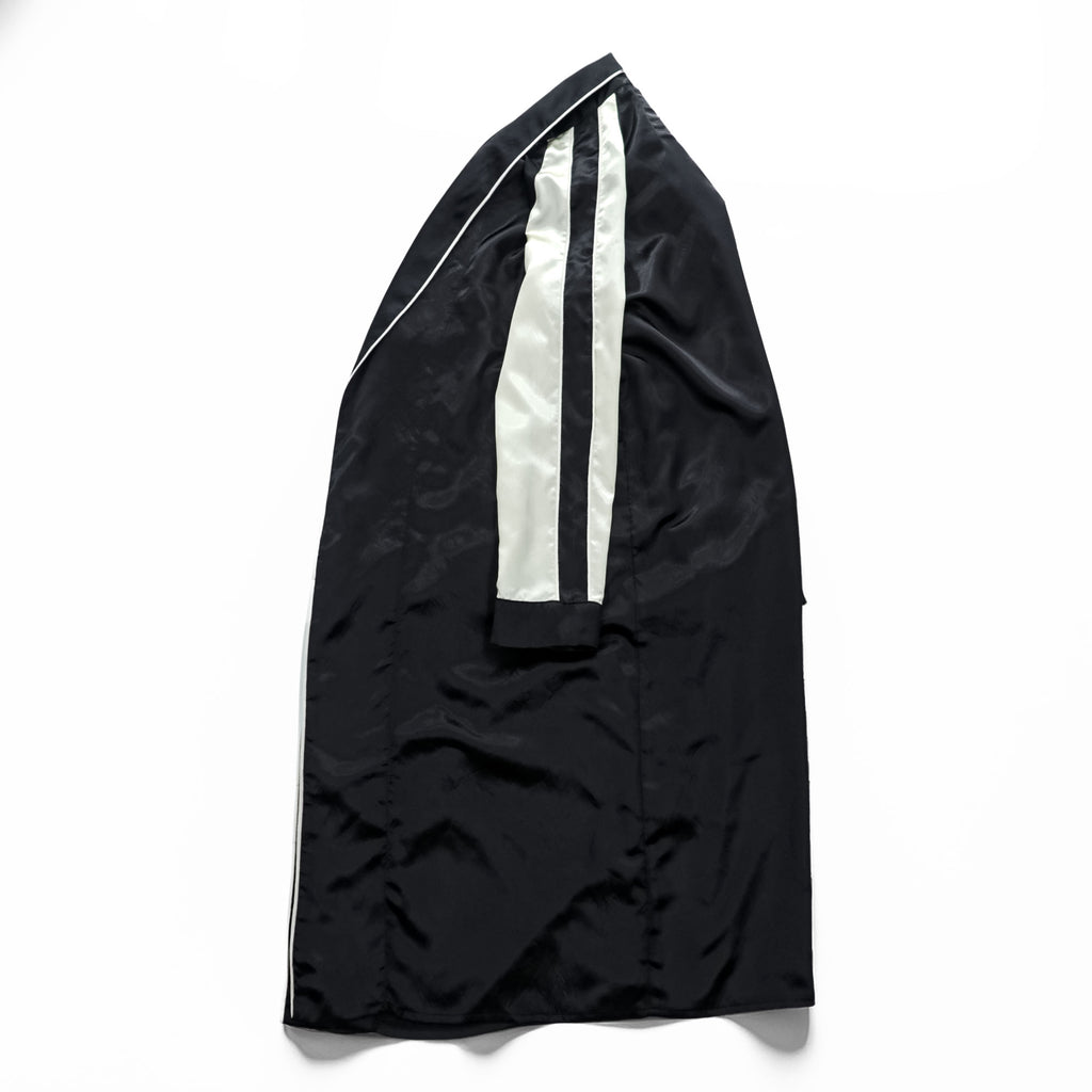 unrelaxing Satin Souvenir Gown Coat FREE Black, Gold 