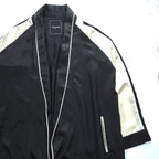 unrelaxing Satin Souvenir Gown Coat FREE Black, Gold 