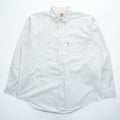Levi Strauss 90s Vintage Long-sleeve Button-down Shirt L White Oxford 60519-4252