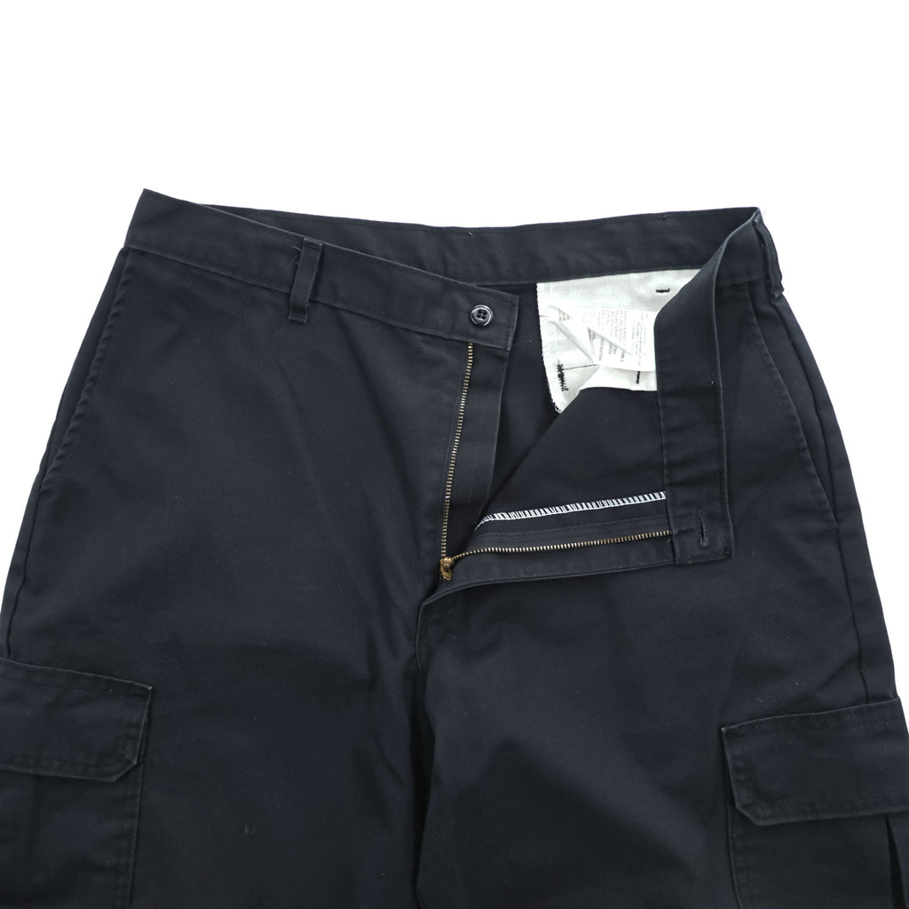 Dickies Wide Cargo Work Pants, 36 × 30 Black, 7113038BK