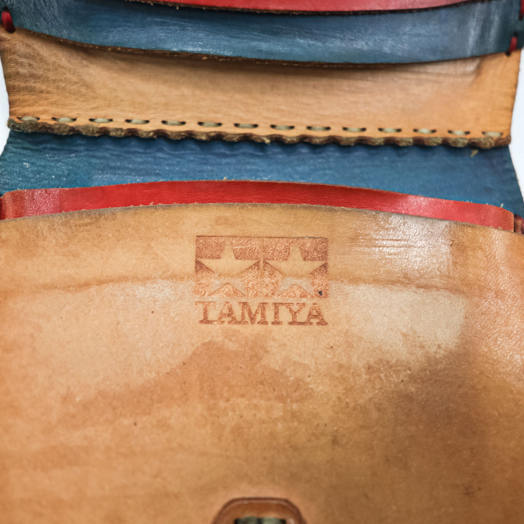 OJAGA DESIGN Japan Made Wallet Red, Blue, Brown × TAMIYA