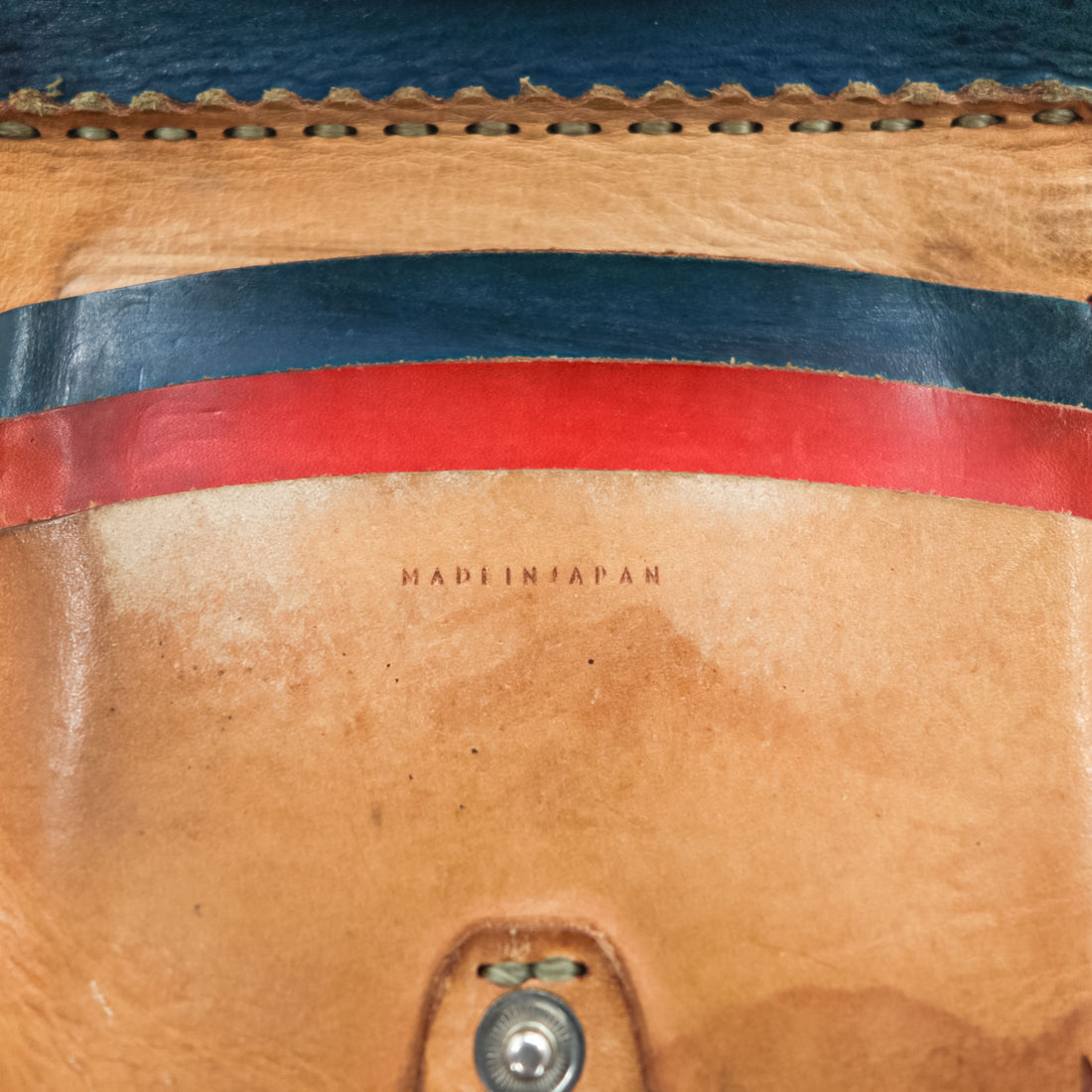 OJAGA DESIGN Japan Made Wallet Red, Blue, Brown × TAMIYA