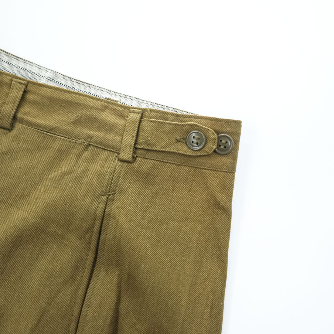 Vintage 1960s Soviet Army Trousers Cargo Work Pants M Khaki Soviet USSR Military Galife Riding Breeches Stirrup Pants Size 48-3 Approx L