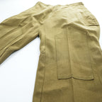 Vintage 1960s Soviet Army Trousers Cargo Work Pants M Khaki Soviet USSR Military Galife Riding Breeches Stirrup Pants Size 48-3 Approx L