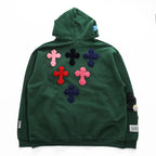SYUMAN × Y.A.R.N. × GR8 × FRUIT OF THE LOOM Pullover Sweatshirt Hoodie XL Green brushed lining SUPER COTTON