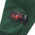 SYUMAN × Y.A.R.N. × GR8 × FRUIT OF THE LOOM Pullover Sweatshirt Hoodie XL Green brushed lining SUPER COTTON