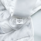 STUSSY × NIKE プルオーバージャケット 中綿 Thermore ECODOWN FIBERS エコダウン L ホワイト ドローコード Insulated Jacket MARBLE HO200610MXP