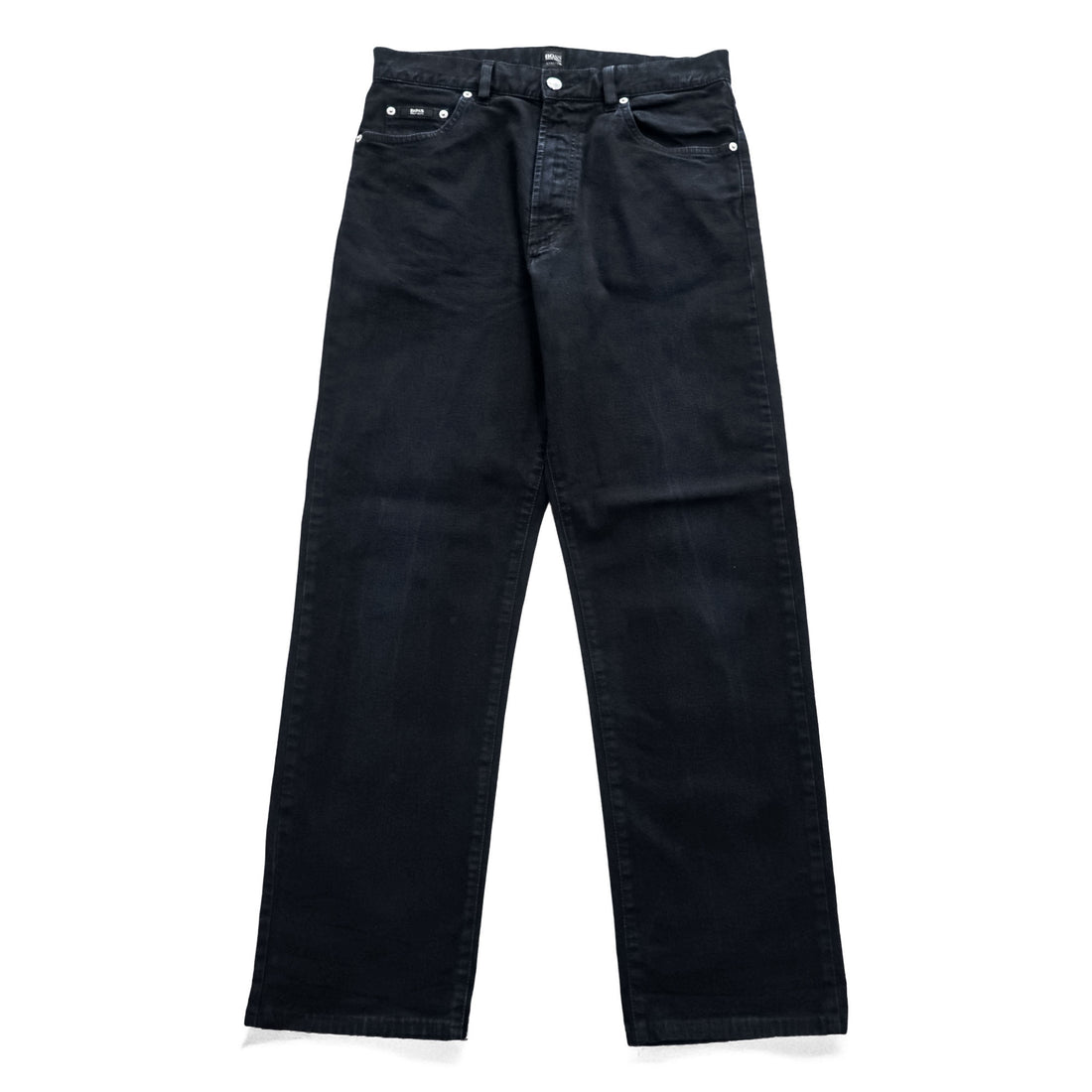 HUGO BOSS デニムパンツ ジーンズ L ブラック ストレッチ CUSTER 08364