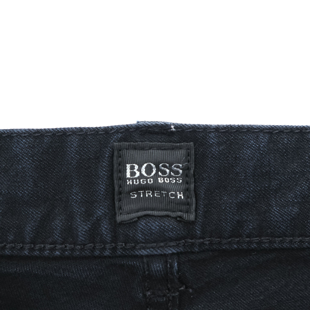 HUGO BOSS Denim Pants Jeans L Black Stretch CUSTER 08364