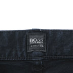 HUGO BOSS Denim Pants Jeans L Black Stretch CUSTER 08364