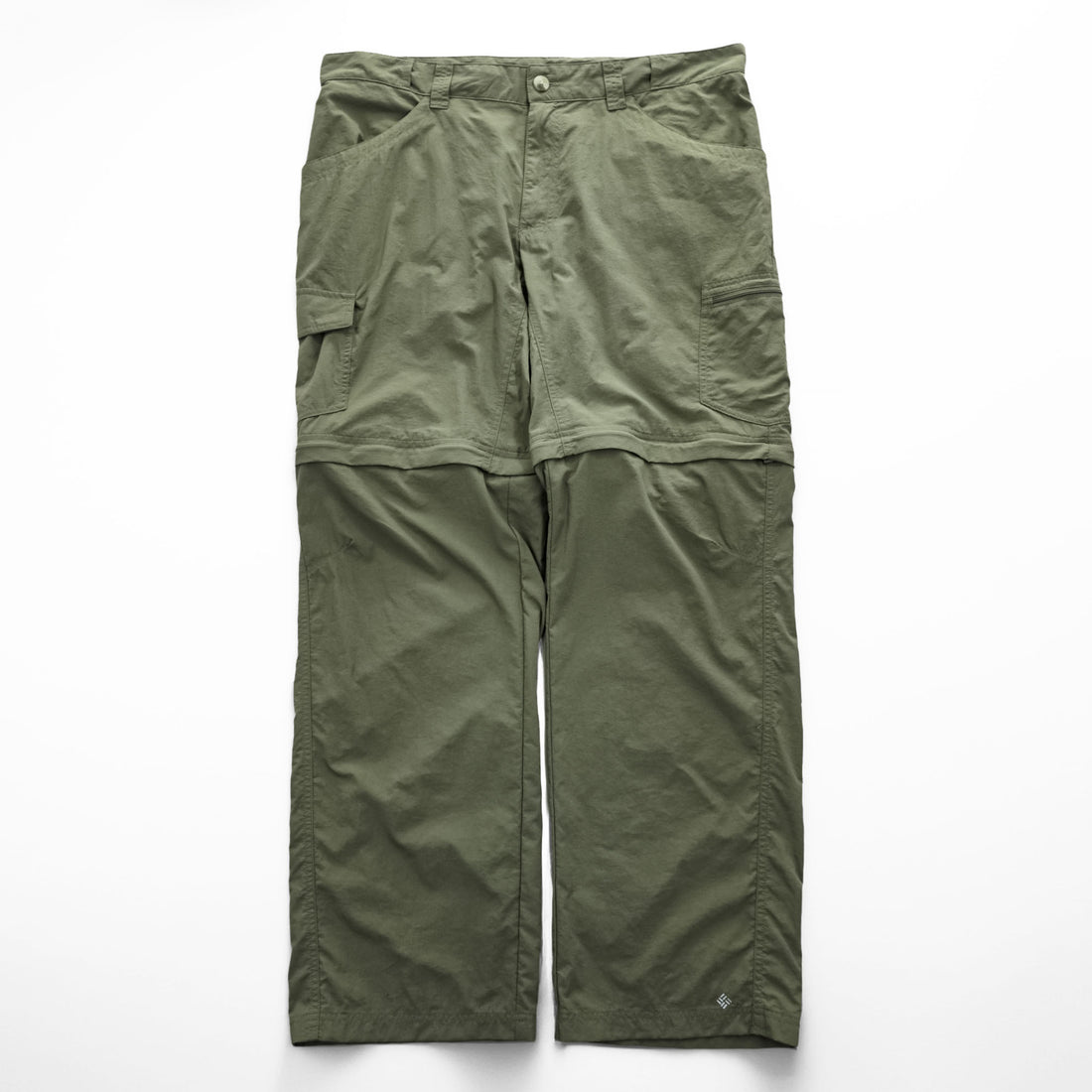 Columbia Convertible Outdoor Shell Pants L Khaki 2-Way OMNI-WICK AM8619