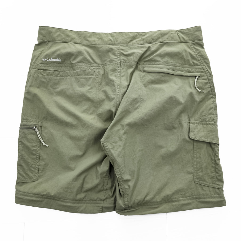 Columbia コンバーチブル カーゴパンツ アウトドア 2WAY ショートパンツ L カーキ OMNI-WICK 吸湿速乾 AM8619