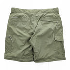 Columbia コンバーチブル カーゴパンツ アウトドア 2WAY ショートパンツ L カーキ OMNI-WICK 吸湿速乾 AM8619