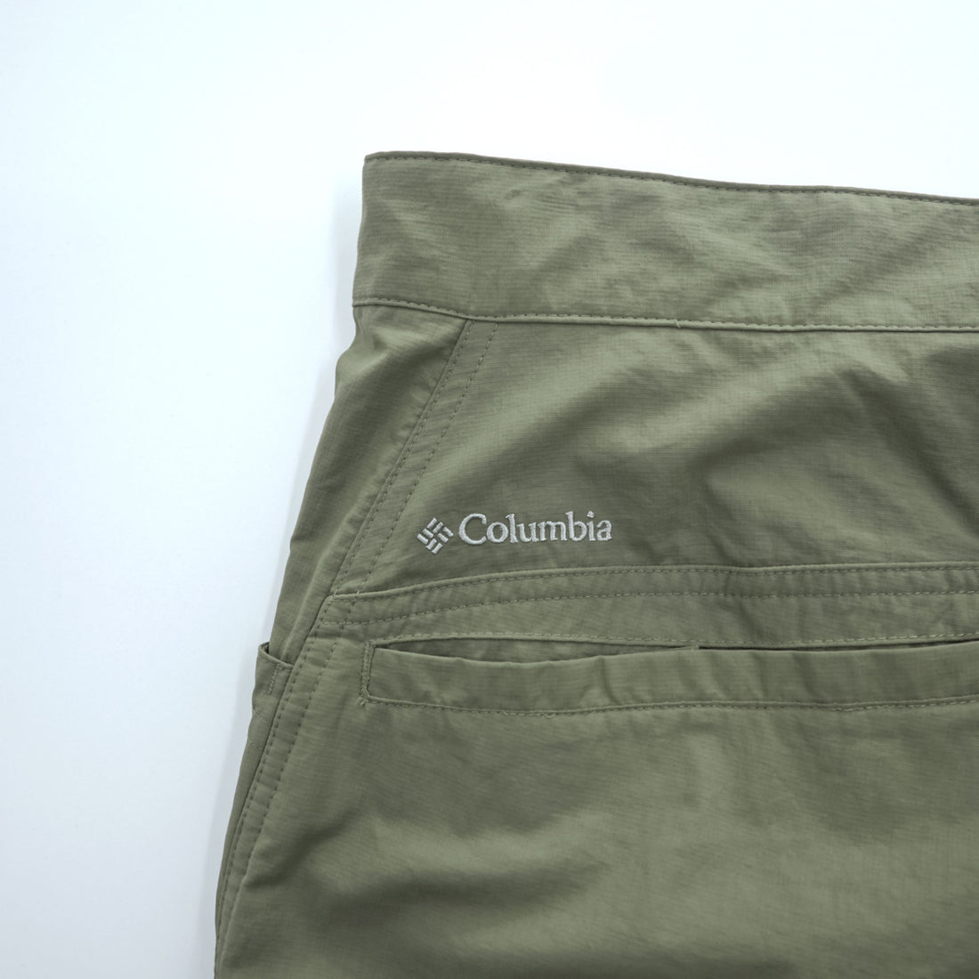 Columbia コンバーチブル カーゴパンツ アウトドア 2WAY ショートパンツ L カーキ OMNI-WICK 吸湿速乾 AM8619