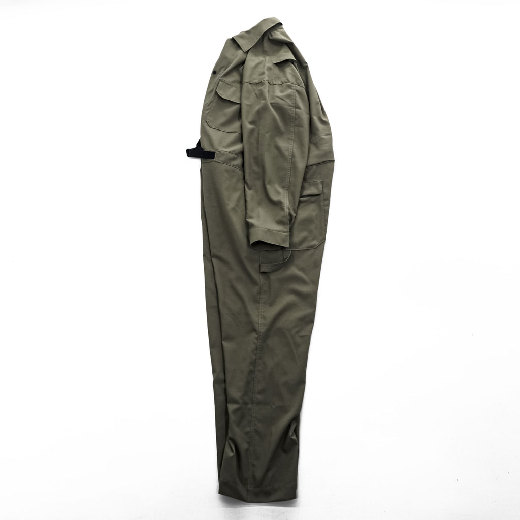 meanswhile 日本製 オールインワン ツナギ ジャンプスーツ M ブラウン Dry Smooth Overall / Dark Oak MW-JKT22108