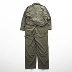 meanswhile 日本製 オールインワン ツナギ ジャンプスーツ M ブラウン Dry Smooth Overall / Dark Oak MW-JKT22108