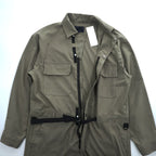 meanswhile 日本製 オールインワン ツナギ ジャンプスーツ M ブラウン Dry Smooth Overall / Dark Oak MW-JKT22108