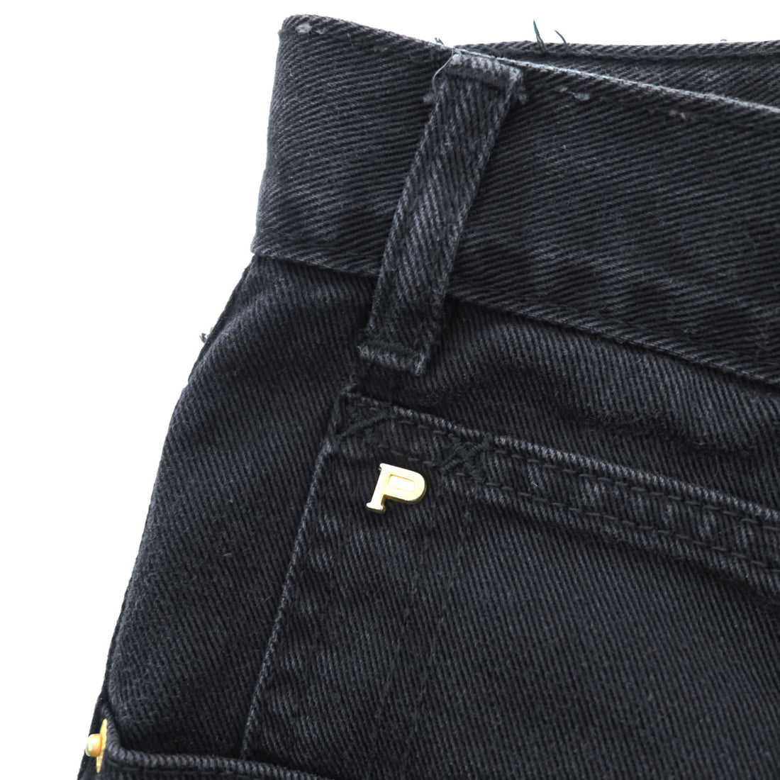 pelle pelle marc buchanan 90s Vintage Denim Pants Jeans L Black Wide Tapered Baggy