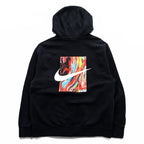 NIKE プルオーバー パーカー L ブラック バックプリント HOUSE OF INNOVATION HOODIE NYC/000