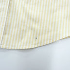 Brooks Brothers 1818 Regent Non-Iron Button-Down Shirt Yellow White Stripe Men’s M