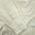 Brooks Brothers 1818 Regent Non-Iron Button-Down Shirt Yellow White Stripe Men’s M