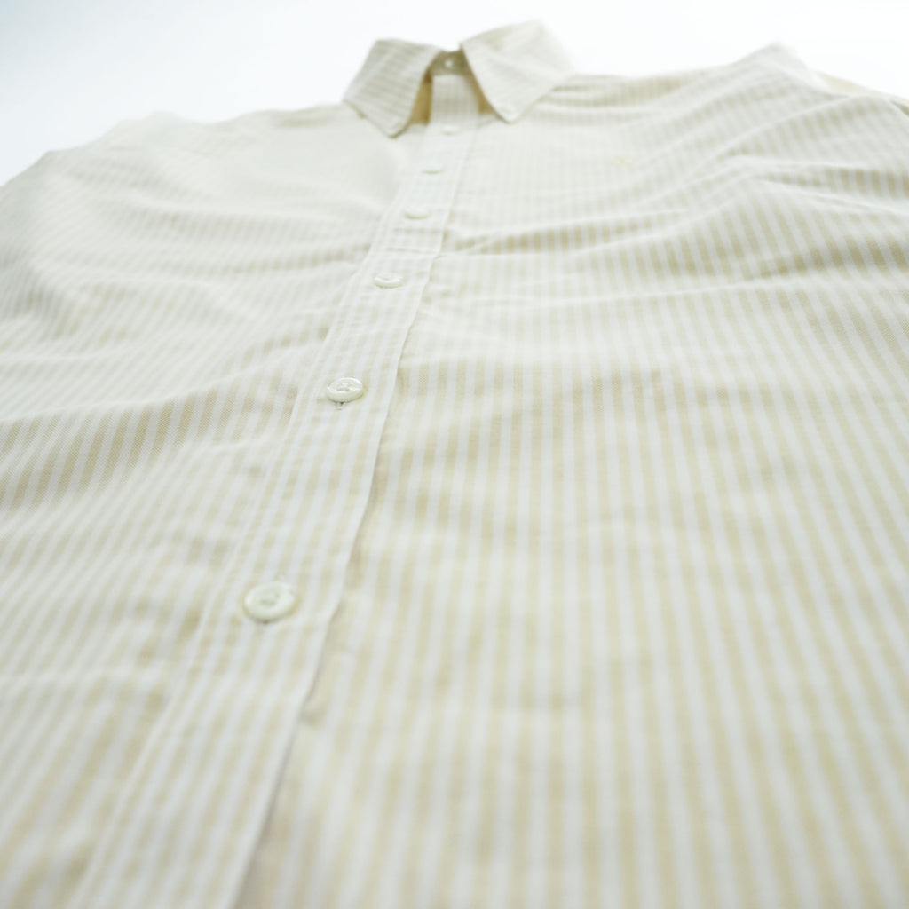 Brooks Brothers 1818 Regent Non-Iron Button-Down Shirt Yellow White Stripe Men’s M