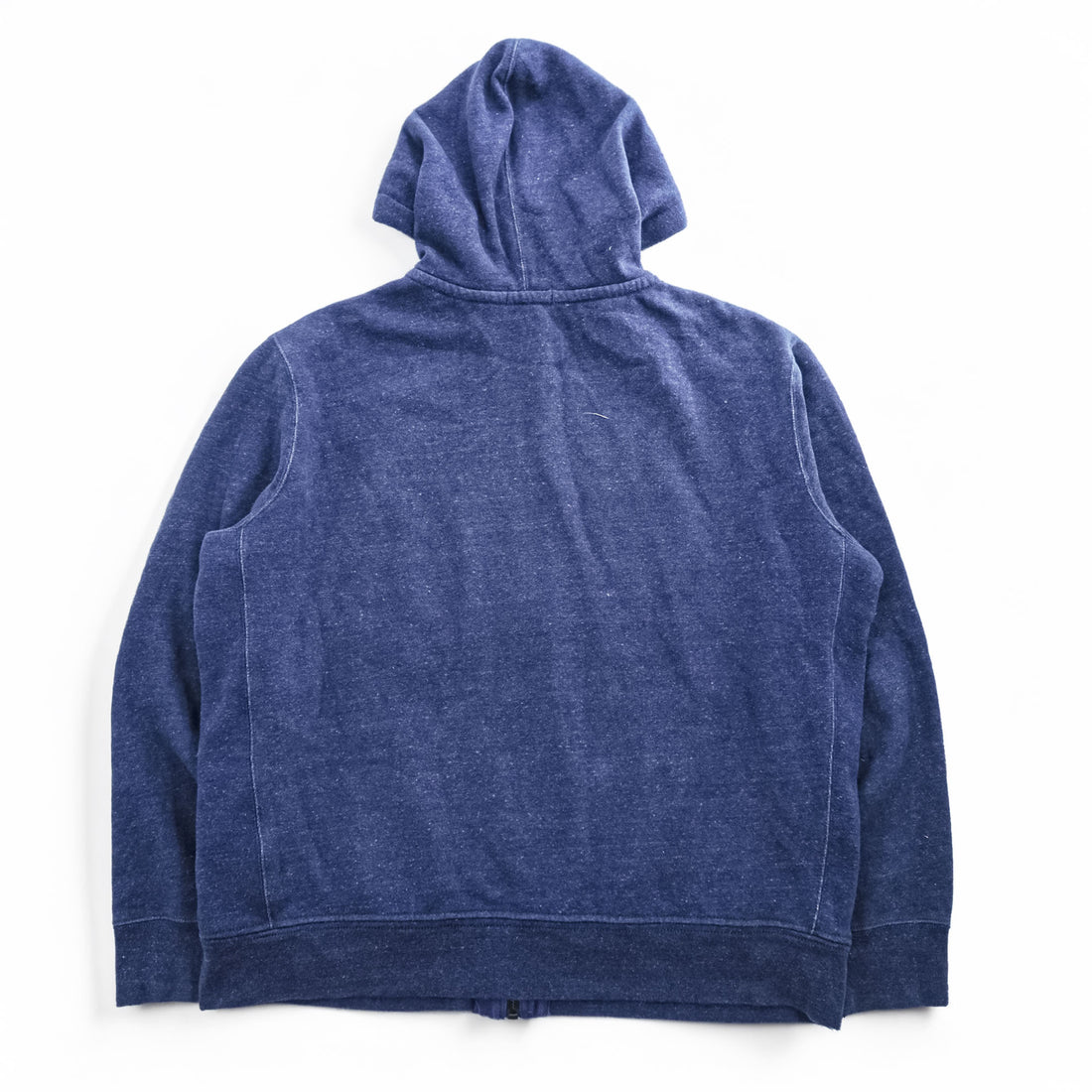 Polo Ralph Lauren Reverse Weave Zip Up Hoodie XXL, Blue, Brushed Lining, Oversized, Small Pony Logo Embroidery
