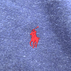 Polo Ralph Lauren Reverse Weave Zip Up Hoodie XXL, Blue, Brushed Lining, Oversized, Small Pony Logo Embroidery