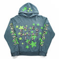 Cactus Plant Flea Market ( CPFM ) × Kid Cudi プルオーバー パーカー Enter Galactic Hoodie L ヘビーウェイト コットン 蓄光プリント 総柄 星