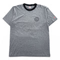 Hanes Ringer T-Shirt, Size XL, Gray, One-Point Logo, All-American Comfort
