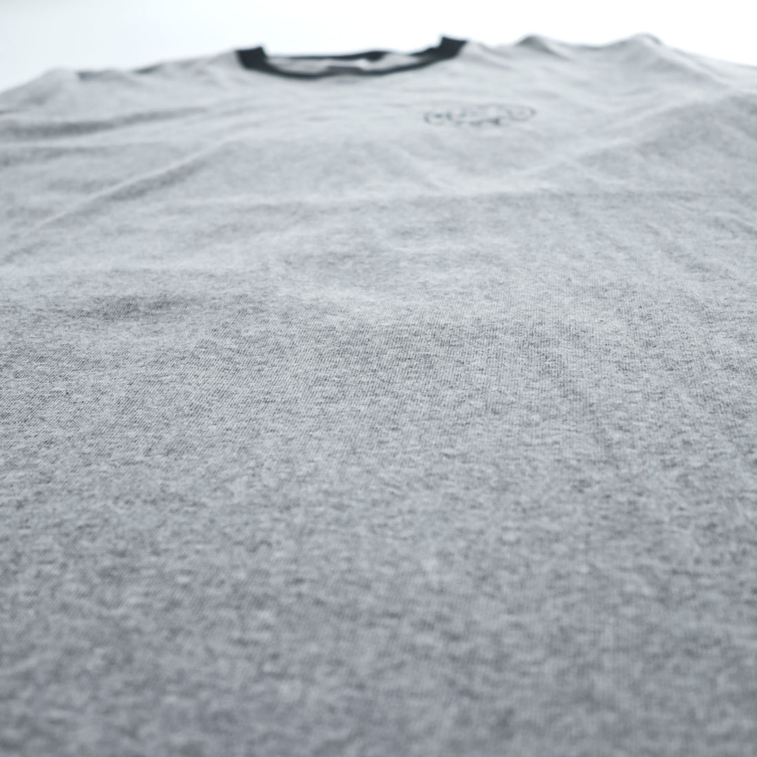 Hanes Ringer T-Shirt, Size XL, Gray, One-Point Logo, All-American Comfort