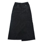 A|X ARMANI EXCHANGE 90s Vintage Long Wrap Skirt M Gray