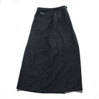 A|X ARMANI EXCHANGE 90s Vintage Long Wrap Skirt M Gray