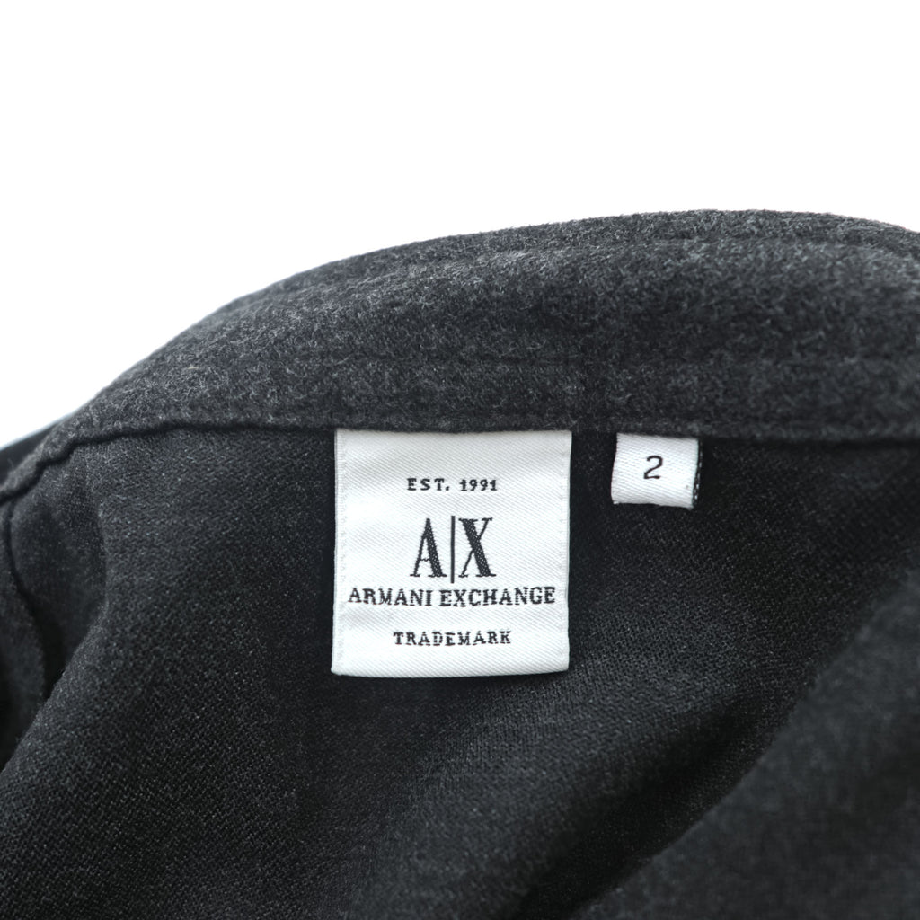 A|X ARMANI EXCHANGE 90s Vintage Long Wrap Skirt M Gray