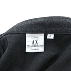 A|X ARMANI EXCHANGE 90s Vintage Long Wrap Skirt M Gray