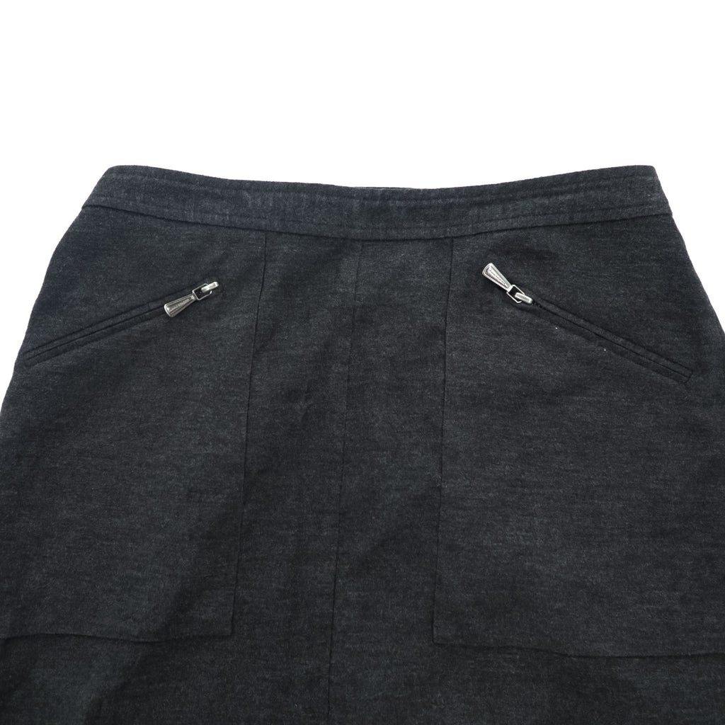 A|X ARMANI EXCHANGE 90s Vintage Long Wrap Skirt M Gray