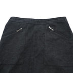 A|X ARMANI EXCHANGE 90s Vintage Long Wrap Skirt M Gray