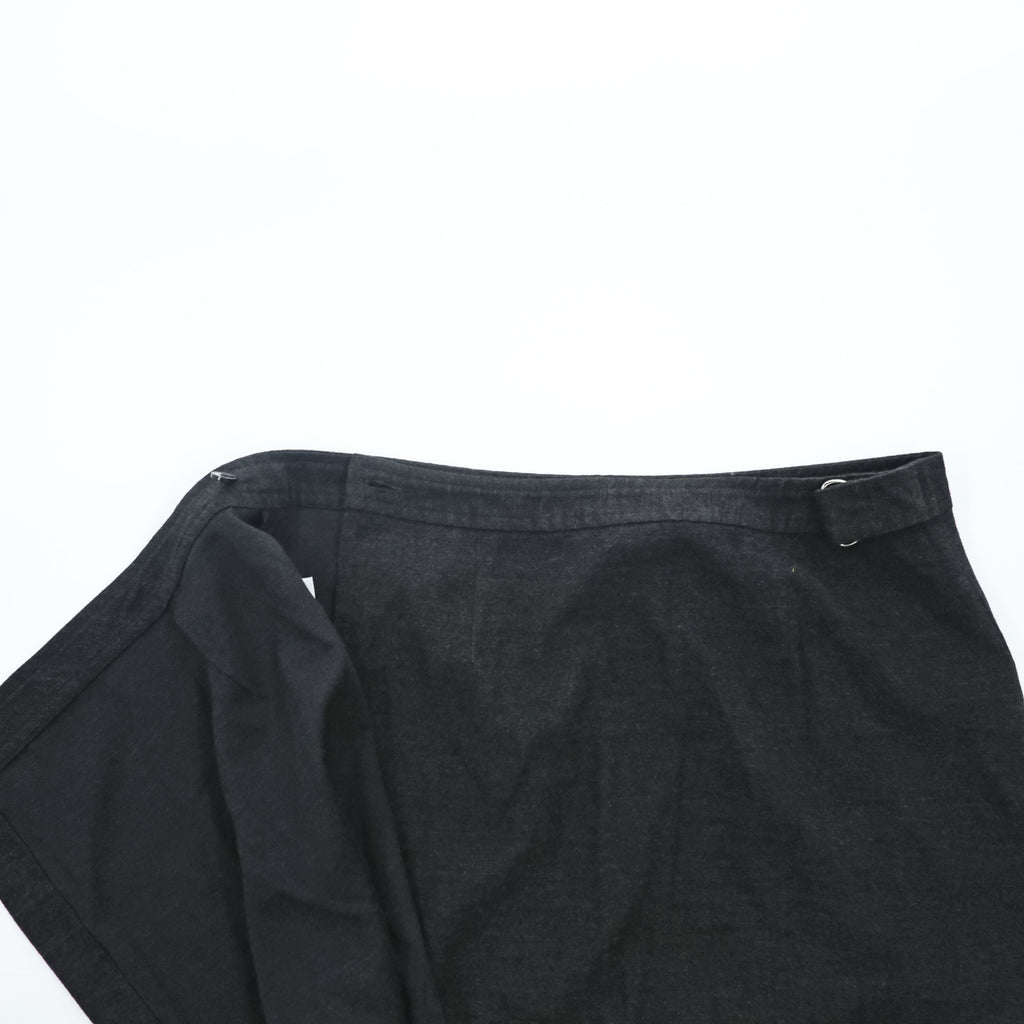 A|X ARMANI EXCHANGE 90s Vintage Long Wrap Skirt M Gray
