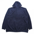 Carhartt Zip Up Hoodie XL ~ Navy Brushed Lining Big Size Loose Fit K122 472