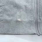 NIKE Zip Up Hoodie, Size L, Gray, Brushed Lining, One-Point Logo, BV2645-063