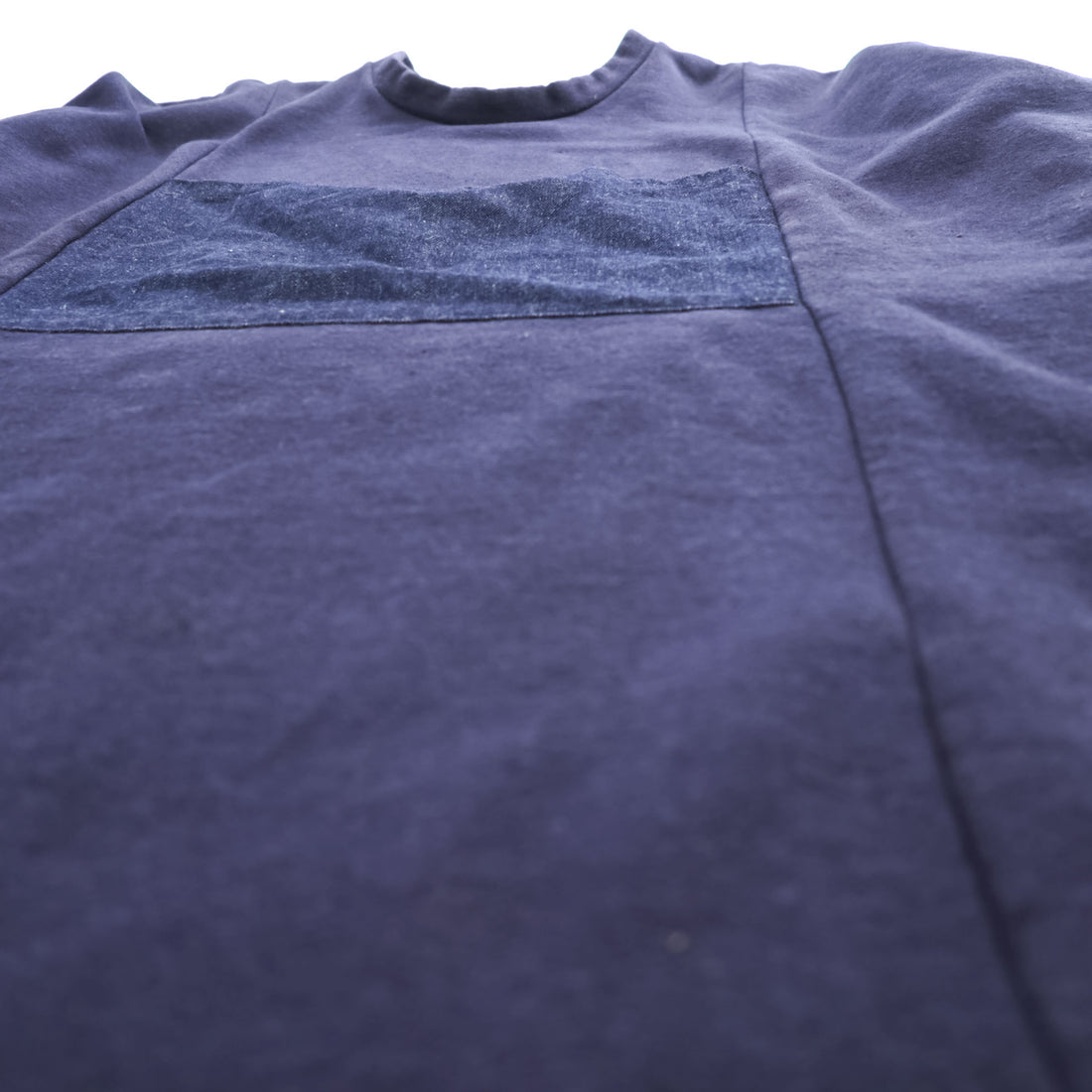 Phatee Japan Made BIG TEE T-Shirt FREE Navy brushed lining hemp