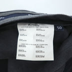 BURBERRY 90s Vintage Spain Made Slacks Pants XL~ Black Tuck Pleated HAYDEN