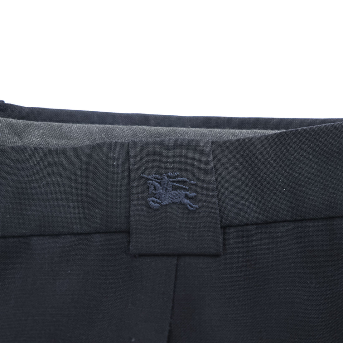 BURBERRY 90s Vintage Spain Made Slacks Pants XL~ Black Tuck Pleated HAYDEN