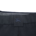 BURBERRY 90s Vintage Spain Made Slacks Pants XL~ Black Tuck Pleated HAYDEN