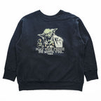 BOWWOW Japan Made Sweatshirt, Size L, Black, Printed, Reverse Weave, STAR WARS