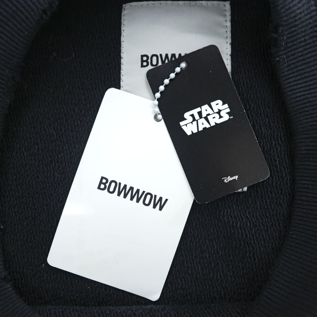 BOWWOW Japan Made Sweatshirt, Size L, Black, Printed, Reverse Weave, STAR WARS