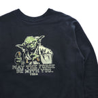 BOWWOW Japan Made Sweatshirt, Size L, Black, Printed, Reverse Weave, STAR WARS